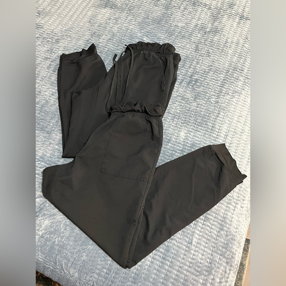 2 Scrubstar Black Premium Scrubwear Jogger Pants